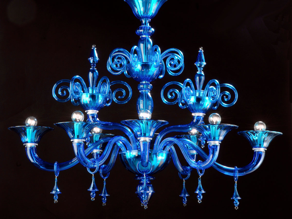 Seguso Gianni Golden Chandeliers