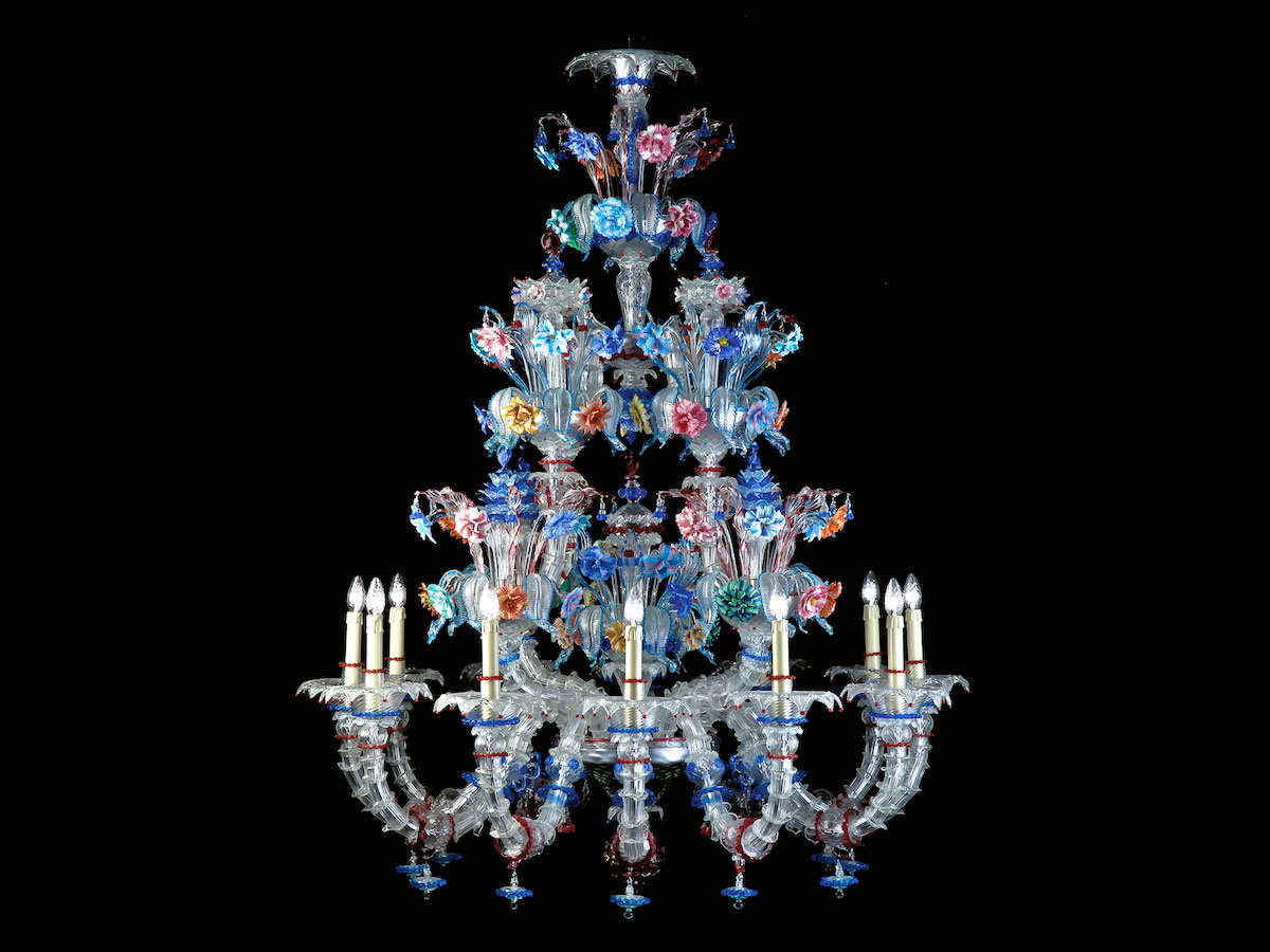 Rezzonico Clear Glass Chandelier